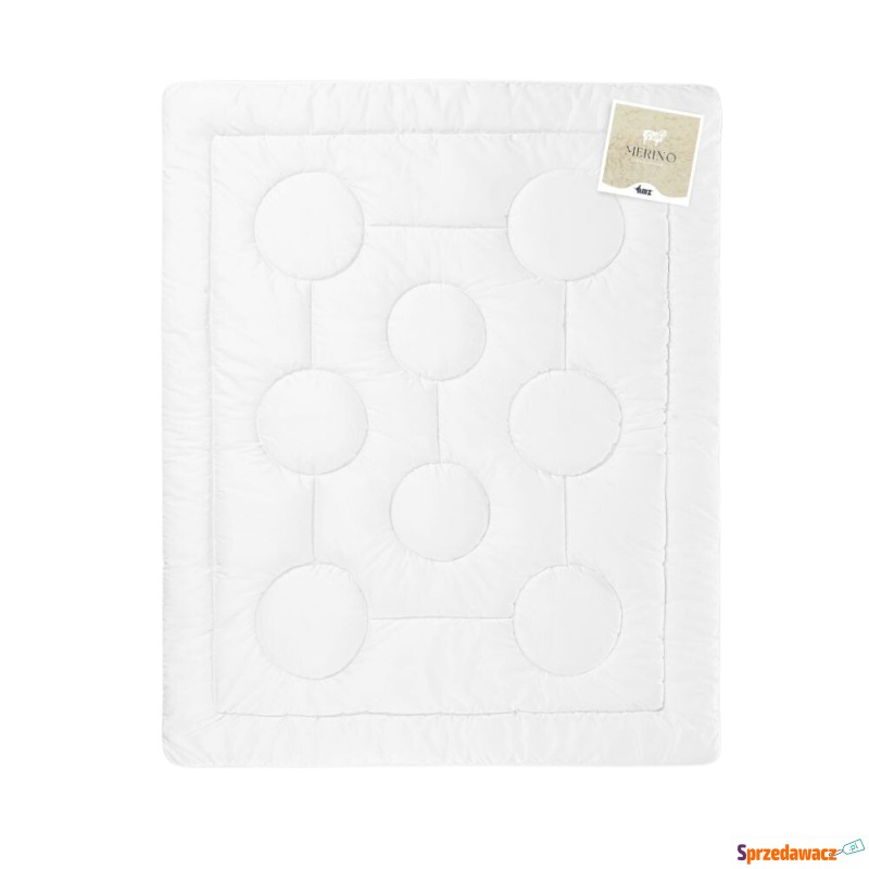 Kołdra Merino AMZ 200x200 - Całoroczna 100% w... - Kołdry - Świętochłowice