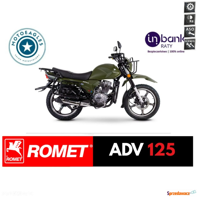 ROMET ADV 125 PRO silnik 125ccm Kup na raty z... - Motocykle crossowe - Bicz