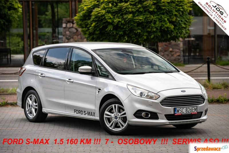 Ford S-MAX  Minivan/Van 2016,  1.5 benzyna - Na sprzedaż za 38 900 zł - Sochaczew