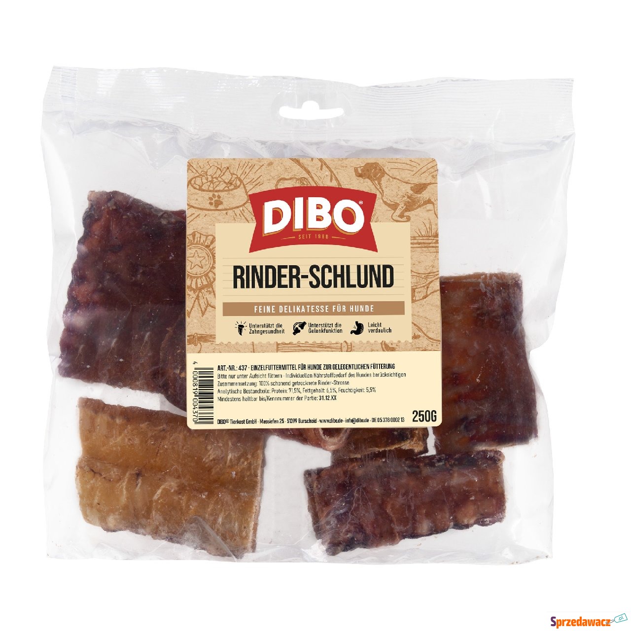 Dibo Premium podgardla wołowe -...