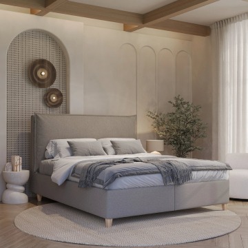 Łóżko kontynentalne Mono Senpo 180x200 cm, Grupa Premium, Pojemnik: Tak ramowe/kontynentalne, tapice