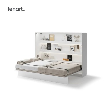Półkotapczan poziomy BC-04 Bed Concept 140x200 cm 140x200 cm, Biały półkotapczan, półkotapczany, pół