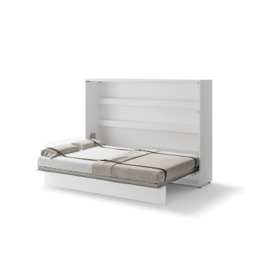 Półkotapczan poziomy BC-04 Bed Concept 140x200 cm 140x200 cm, Biały połysk półkotapczan, półkotapcza