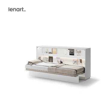 Półkotapczan poziomy BC-06 Bed Concept 90x200 cm 90x200 cm, Biały meble lenart, lenart, półkotapczan