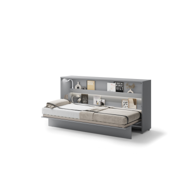 Półkotapczan poziomy BC-06 Bed Concept 90x200 cm 90x200 cm, Szary meble lenart, lenart, półkotapczan
