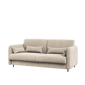 Sofa Bed Concept BC-18 do półkotapczanu BC-01 164x74x93 cm, Beżowy, Szary kanapa, sofa, sofa z funkc