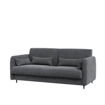 Sofa Bed Concept BC-18 do półkotapczanu BC-01 164x74x93 cm, Grafit, Dąb artisan kanapa, sofa, sofa z