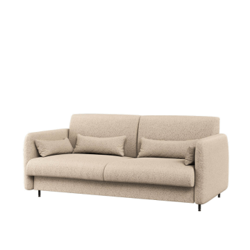 Sofa Bed Concept BC-18 do półkotapczanu BC-01 164x74x93 cm, Beżowy Boucle, Dąb artisan kanapa, sofa,