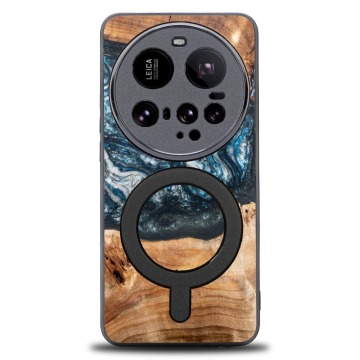 Drewniane etui do Xiaomi 15 Ultra, Bewood Unique Planets Ziemia do MagSafe
