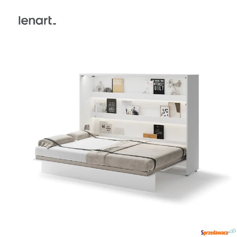Półkotapczan poziomy BC-04 Bed Concept 140x200... - Łóżka - Pruszcz Gdański