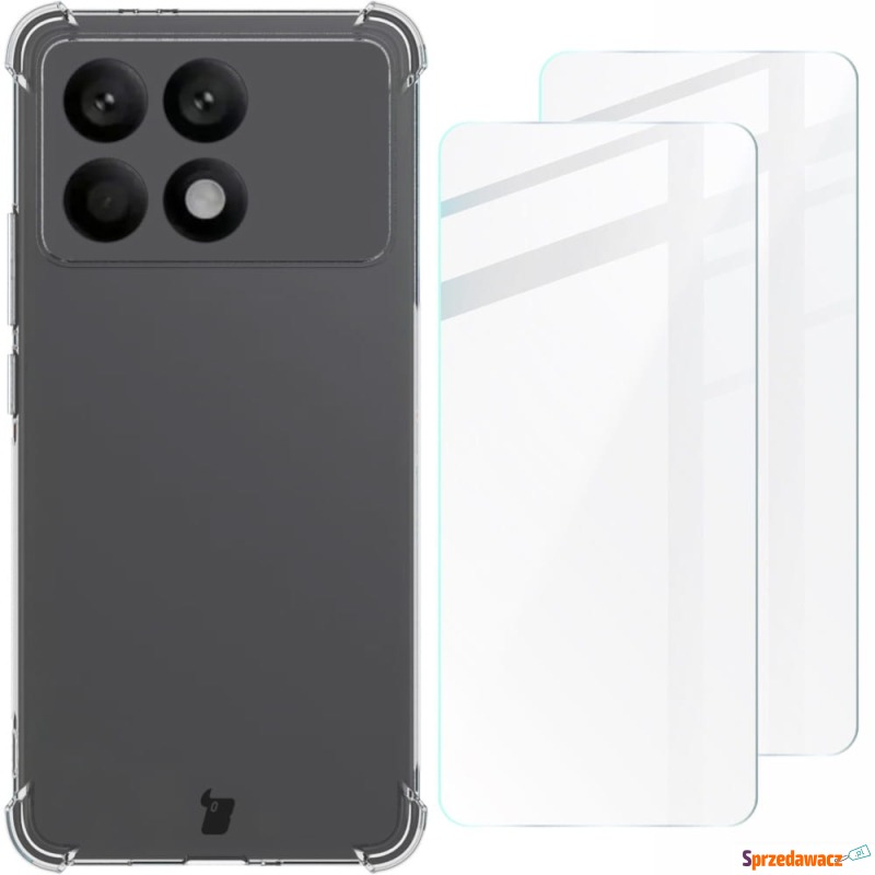 Etui + 2x szkło hartowane Bizon Case Clear Pack... - Etui na smartfony - Siedlce