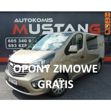 Opel Vivaro - 1.6DCI BRYGADÓWKA*DOKA*6 Osób*Navi*Klimatyzacja*PDC*Hak*Niski Przebieg