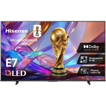 Hisense 50E7S 50'' QLED 4K VidaaOS 60Hz Dolby Atmos 2026