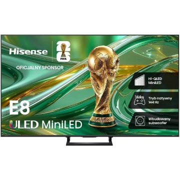 Hisense 50E8S 50'' MiniLED 4K VidaaOS 144Hz Dolby Atmos 2026