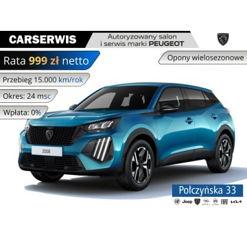 Peugeot 2008 - Business HYBRID 1.2 110KM e-DCS6| Niebieski Obsession|Opony całoroczne