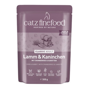 Korzystny pakiet catz finefood, 24 x 300 g - Jagnięcina z królikiem