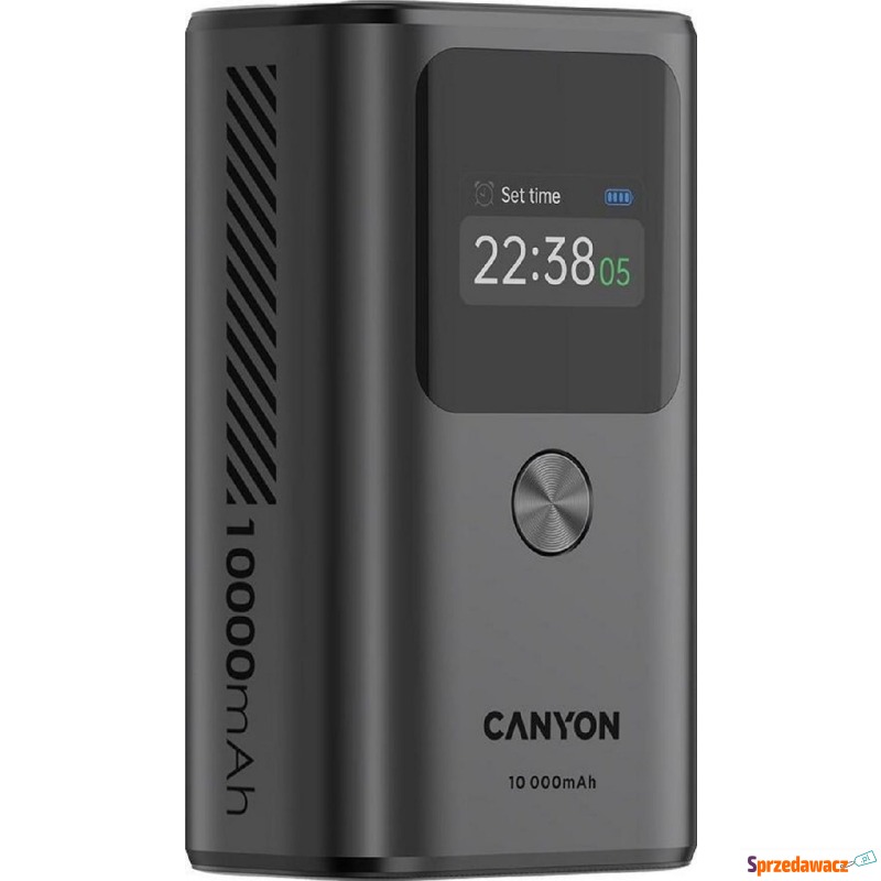 Canyon OnPower 130 TFT 10000 mAh PD 30W grafitowy - Power banki - Zamość