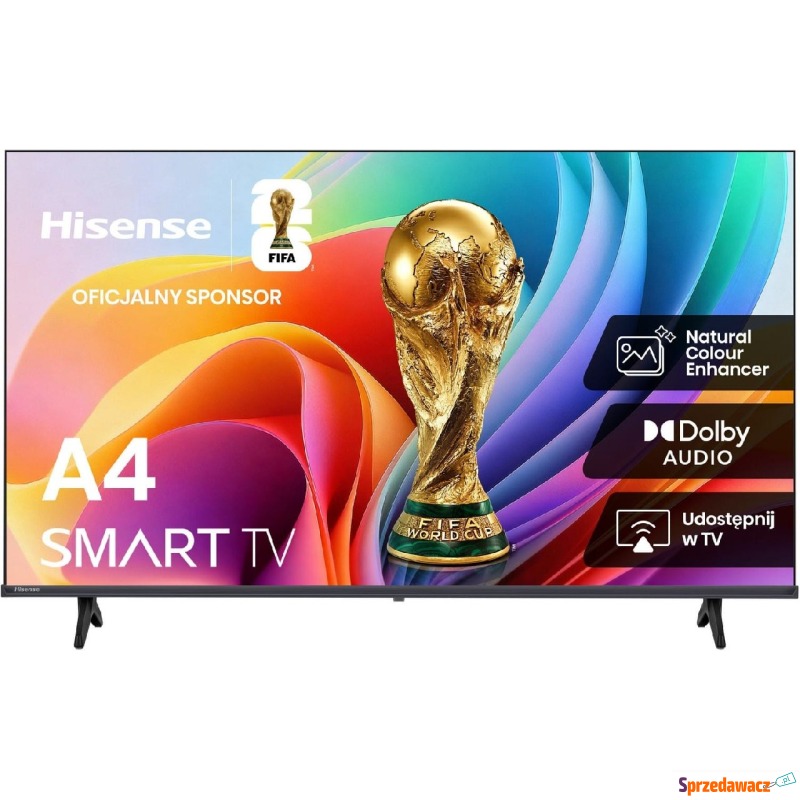 Hisense 32A4S 32'' LED HDReady VidaaOS 60Hz 2026 - Telewizory - Częstochowa