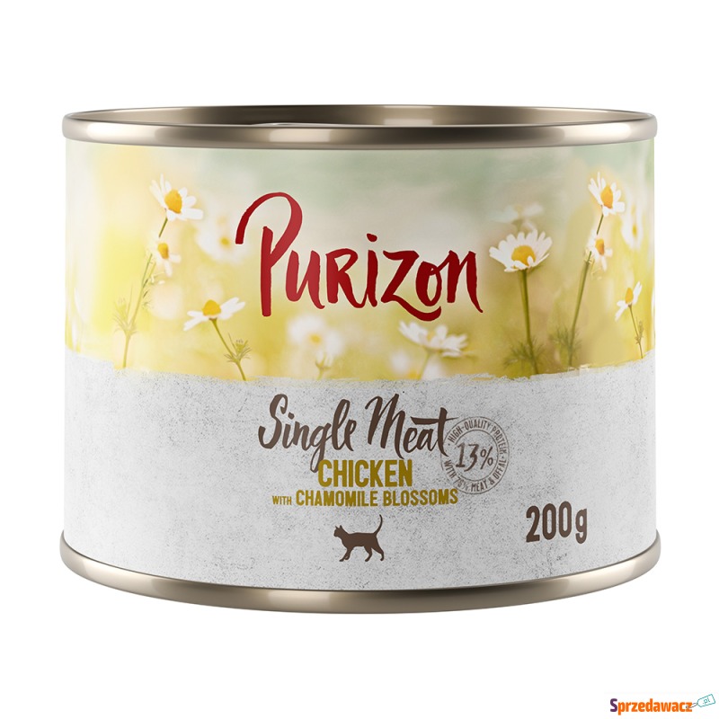 Purizon Single Meat, 12 x 200 g - Kurczak z k... - Karmy dla kotów - Lędziny