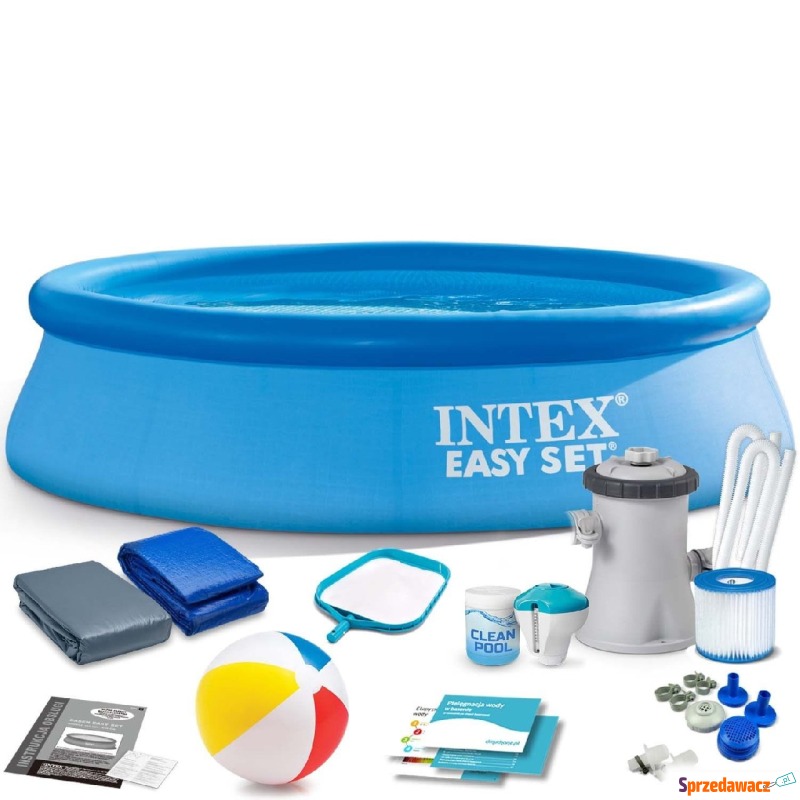Basen ogrodowy rozporowy, 18w1, Intex, 244x61... - Baseny ogrodowe - Płock