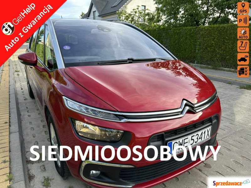 Citroen C4 SpaceTourer  Minivan/Van 2019,  1.2 benzyna - Na sprzedaż za 43 500 zł - Wejherowo