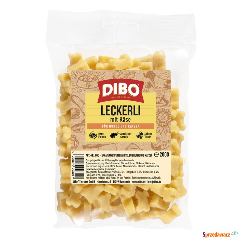 DIBO przysmaki serowe - 6 x 200 g - Przysmaki dla psów - Gliwice