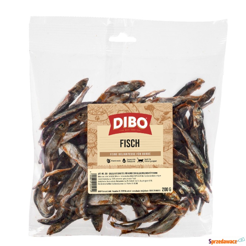 Dibo Suszona ryba - 200 g - Przysmaki dla psów - Głogów