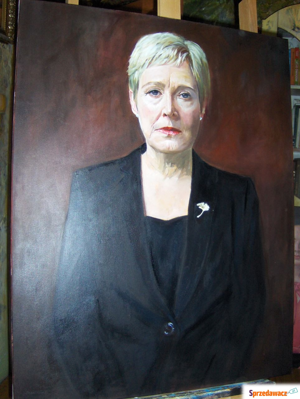 Obraz ze zdjęcia portret olejny...