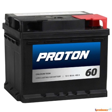 Akumulator Proton 60Ah 480A - Akumulatory - Lubin - zdjęcie 1