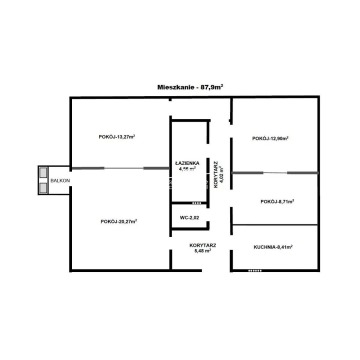 Mieszkanie  4 pokojowe Warszawa - Mokotów,   88 m2, drugie piętro - Sprzedam - zdjęcie 7