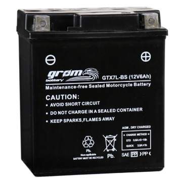 Akumulator motocyklowy 6Ah 120A GROM gtx7l-bs... - Akumulatory - Legionowo - zdjęcie 1