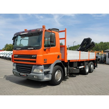 DAF CF 85.380 6x2 Oś Skrętna Skrzynia HDS HIAB 220C  + Pilot -  Super Stan Techniczny i Wizualny UNI