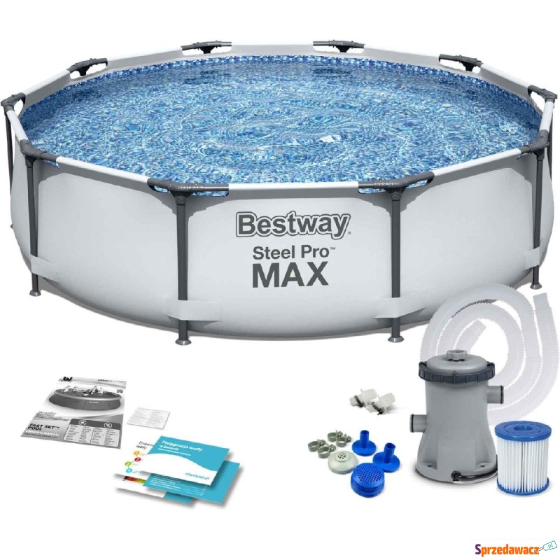 Basen ogrodowy stelażowy, zestaw 9w1, Bestway,... - Baseny ogrodowe - Poznań