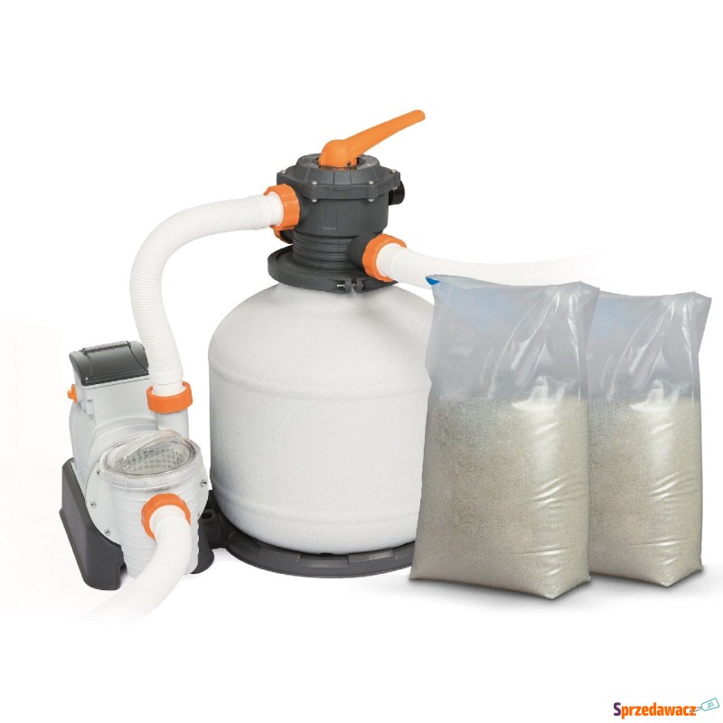 Pompa piaskowa 11355 l/h + piasek 50kg Bestway... - Akcesoria i części - Gryfino