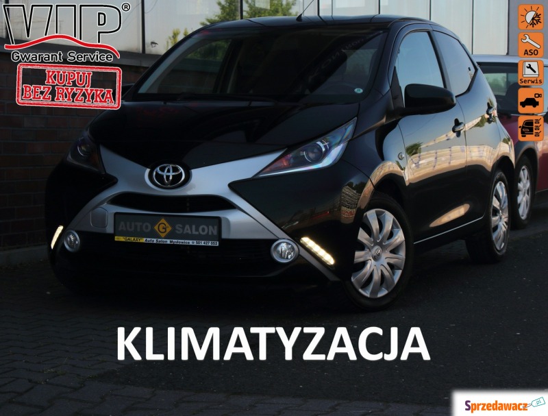 Toyota Aygo  Hatchback 2016,  1.0 benzyna - Na sprzedaż za 26 990 zł - Mysłowice
