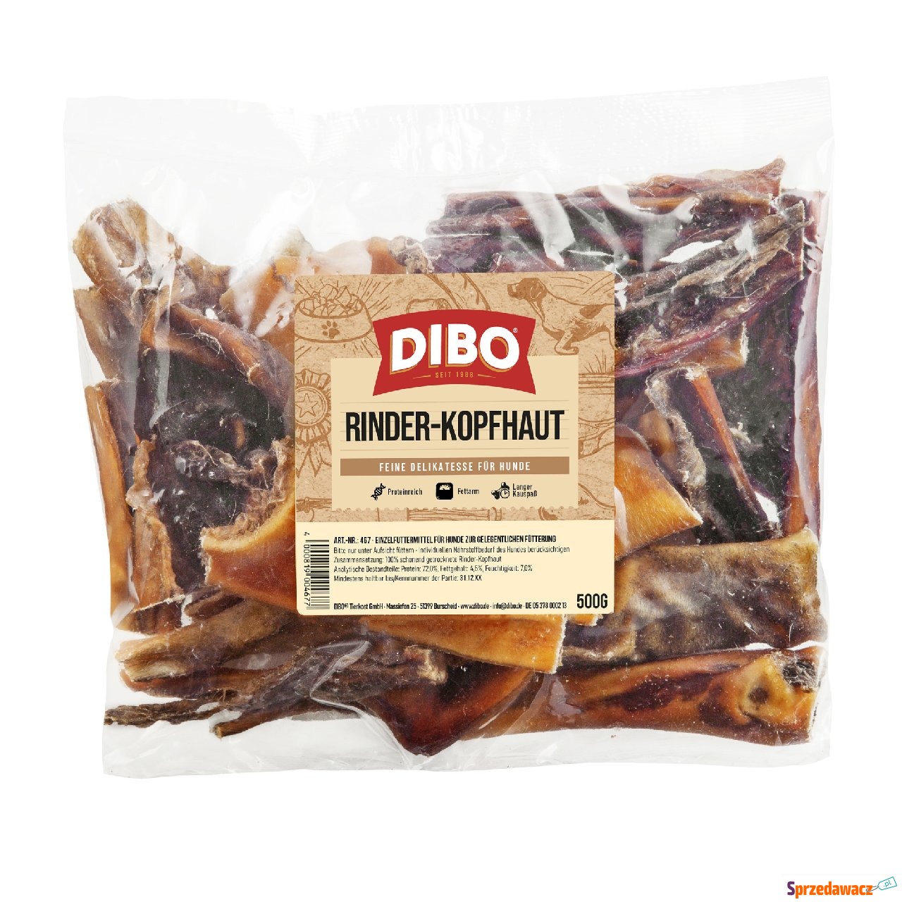 DIBO głowizna wołowa - 2 x 500...