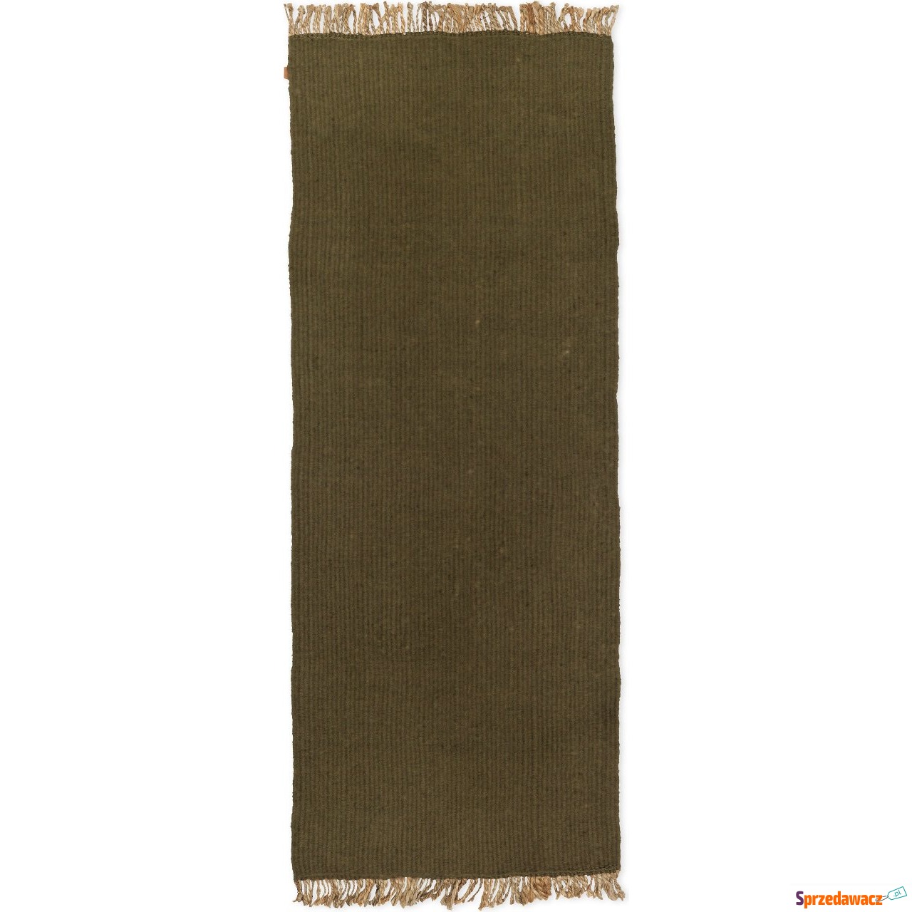 Dywan Block 80 x 200 cm oliwkowy