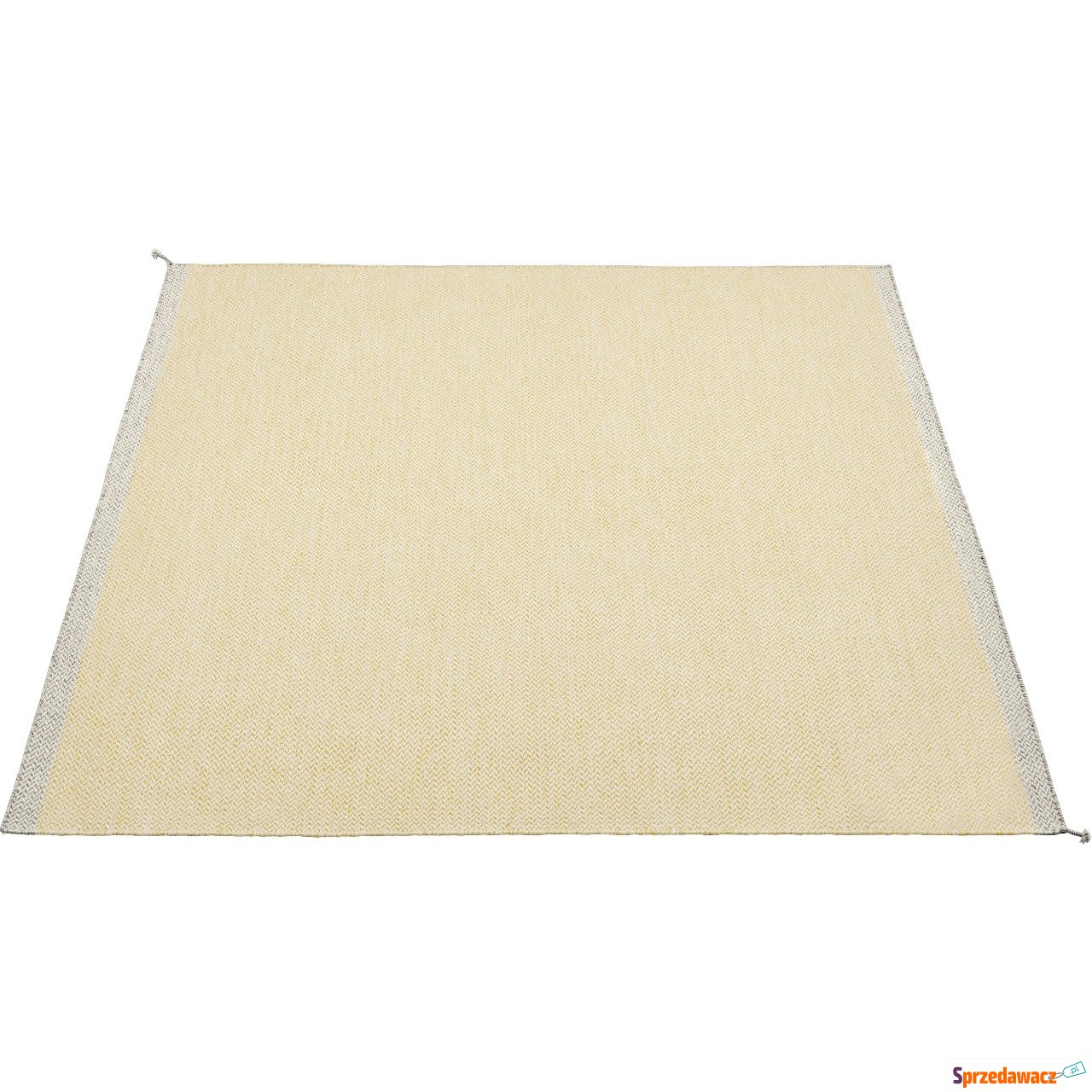Dywan Ply 240 x 240 cm żółty