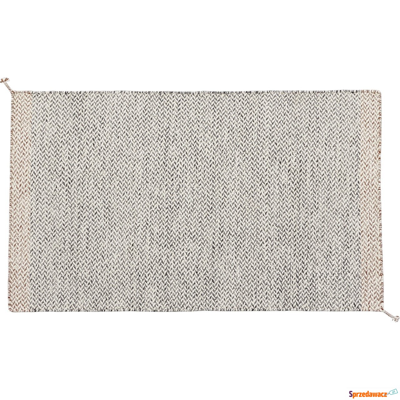 Dywan Ply 85 x 140 cm czarno-biały...