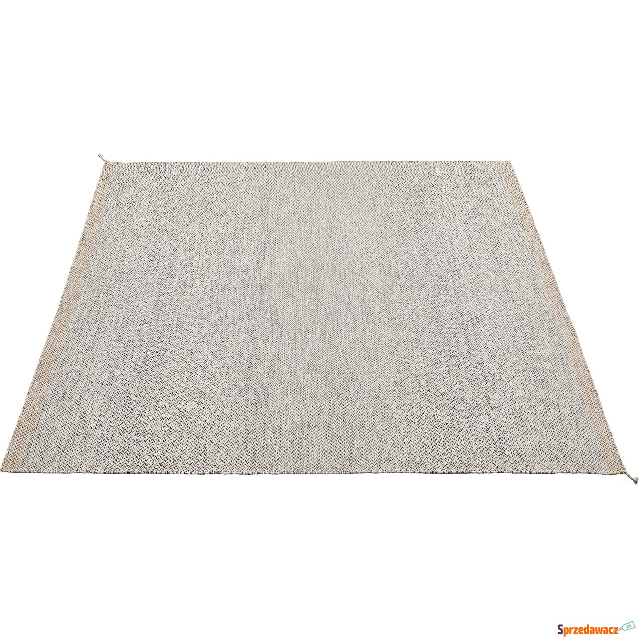 Dywan Ply 280 x 280 cm czarno-biały