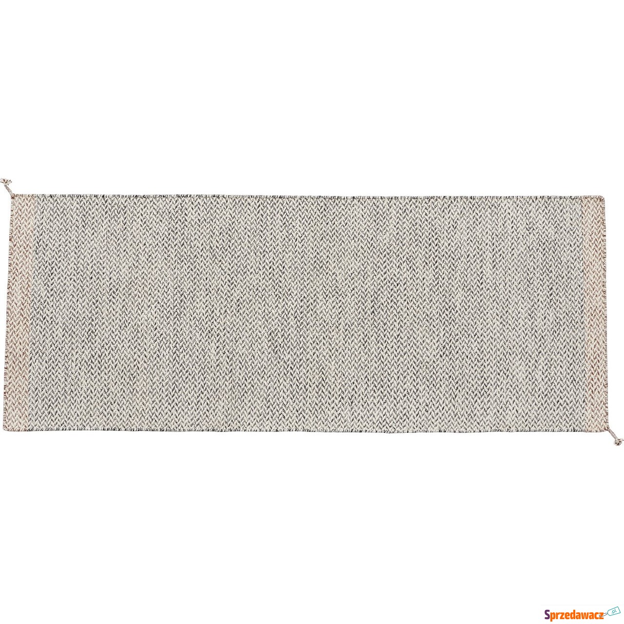 Dywan Ply 80 x 200 cm czarno-biały...