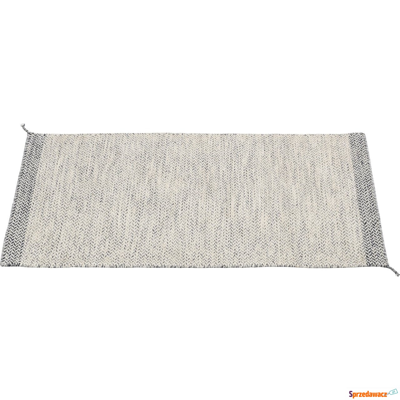 Dywan Ply 85 x 140 cm czarno-biały