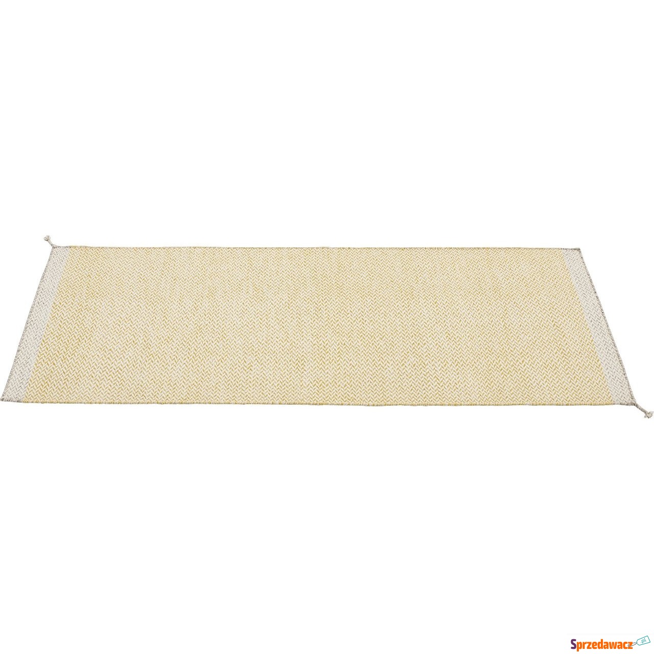 Dywan Ply 80 x 200 cm żółty