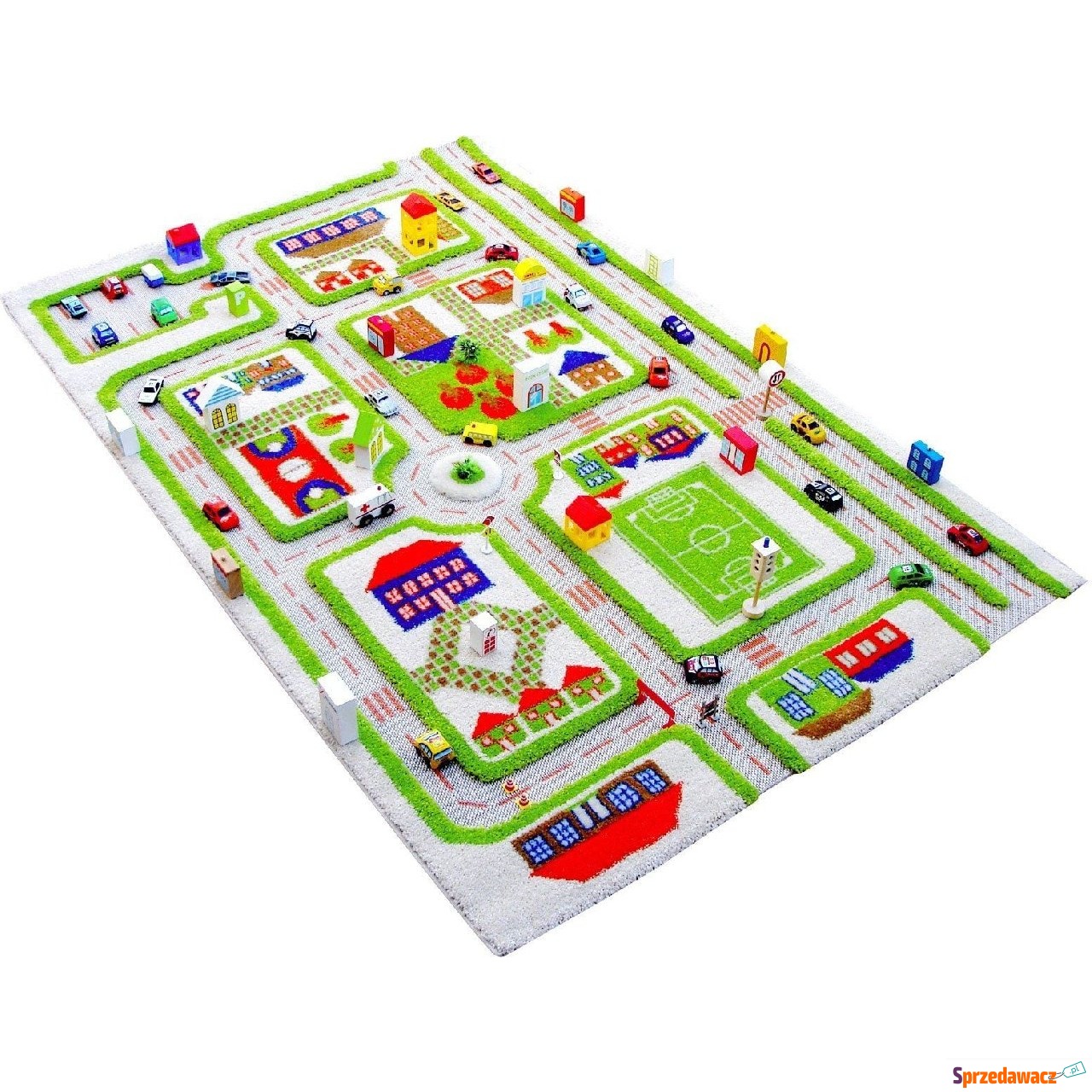 Dywan Miasto Zabaw 3D 134 x 180...