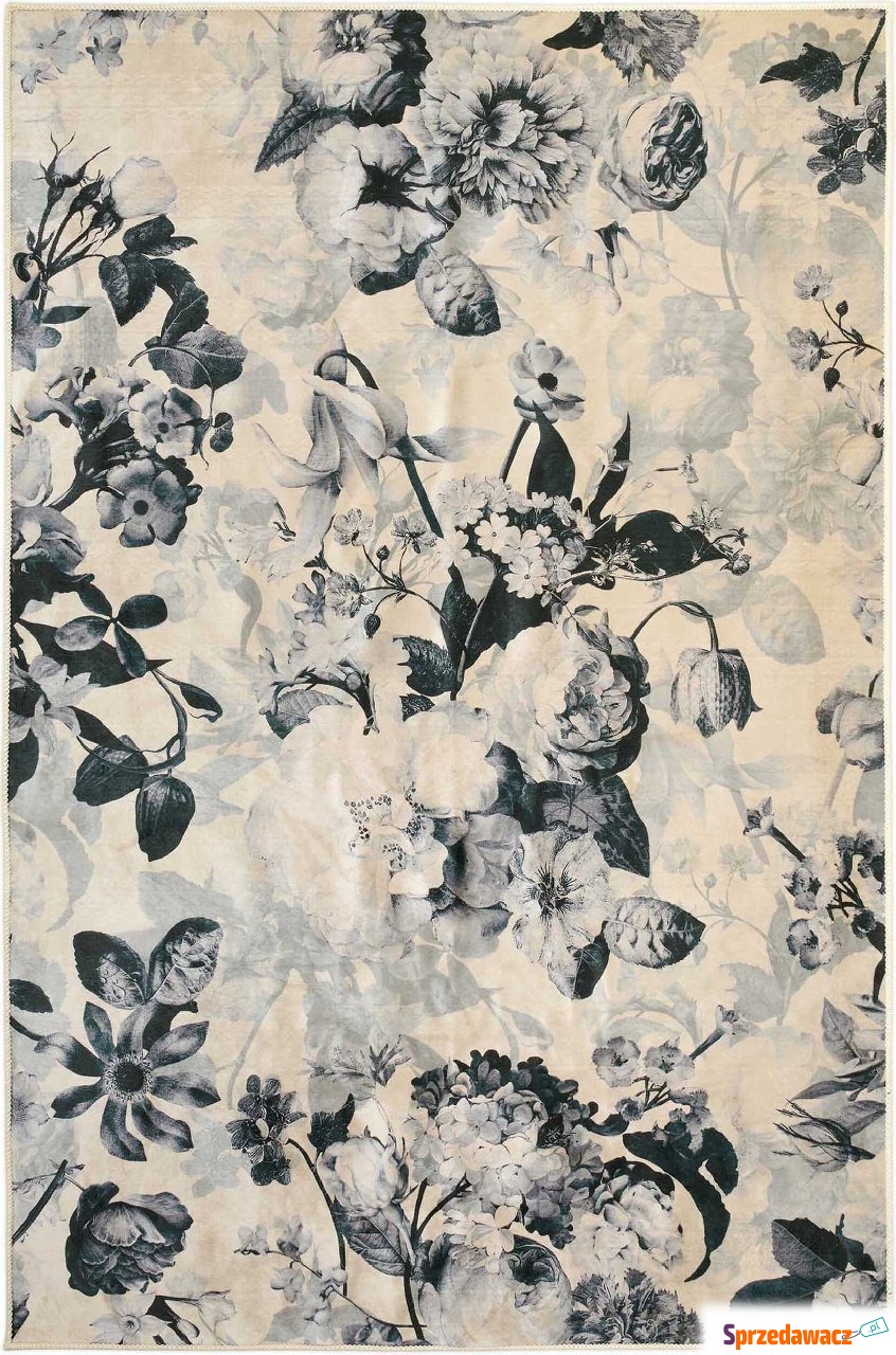 Dywan Floor 60 x 90 cm kremowo-czarny