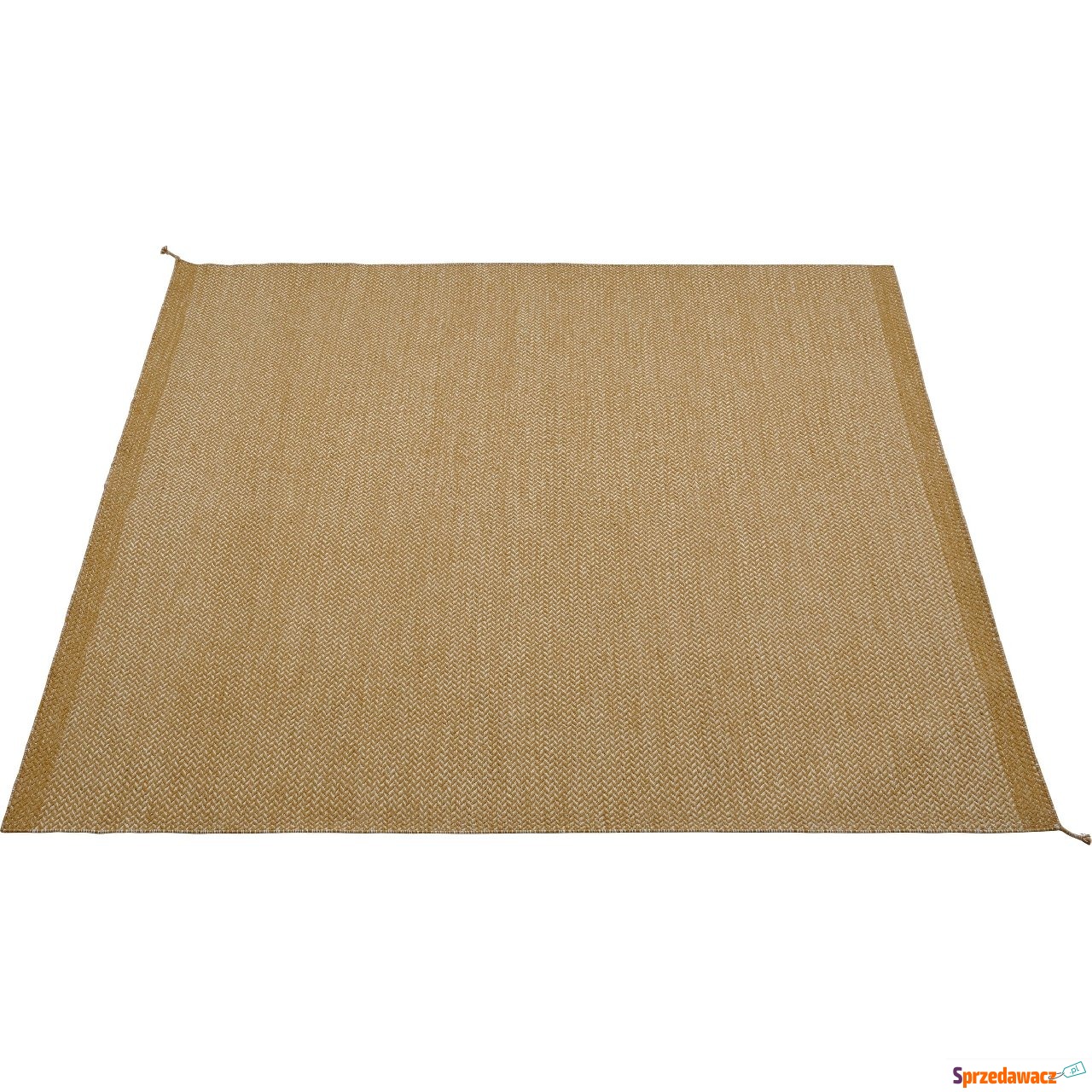 Dywan Ply 240 x 240 cm pomarańczowy