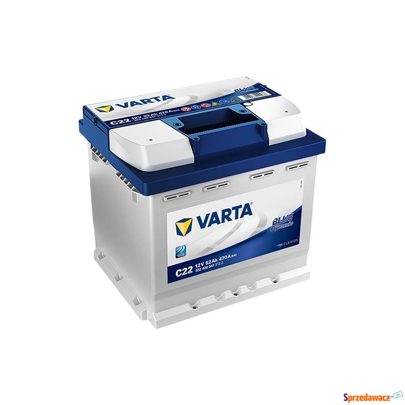 Varta C22 52AH 470A P+