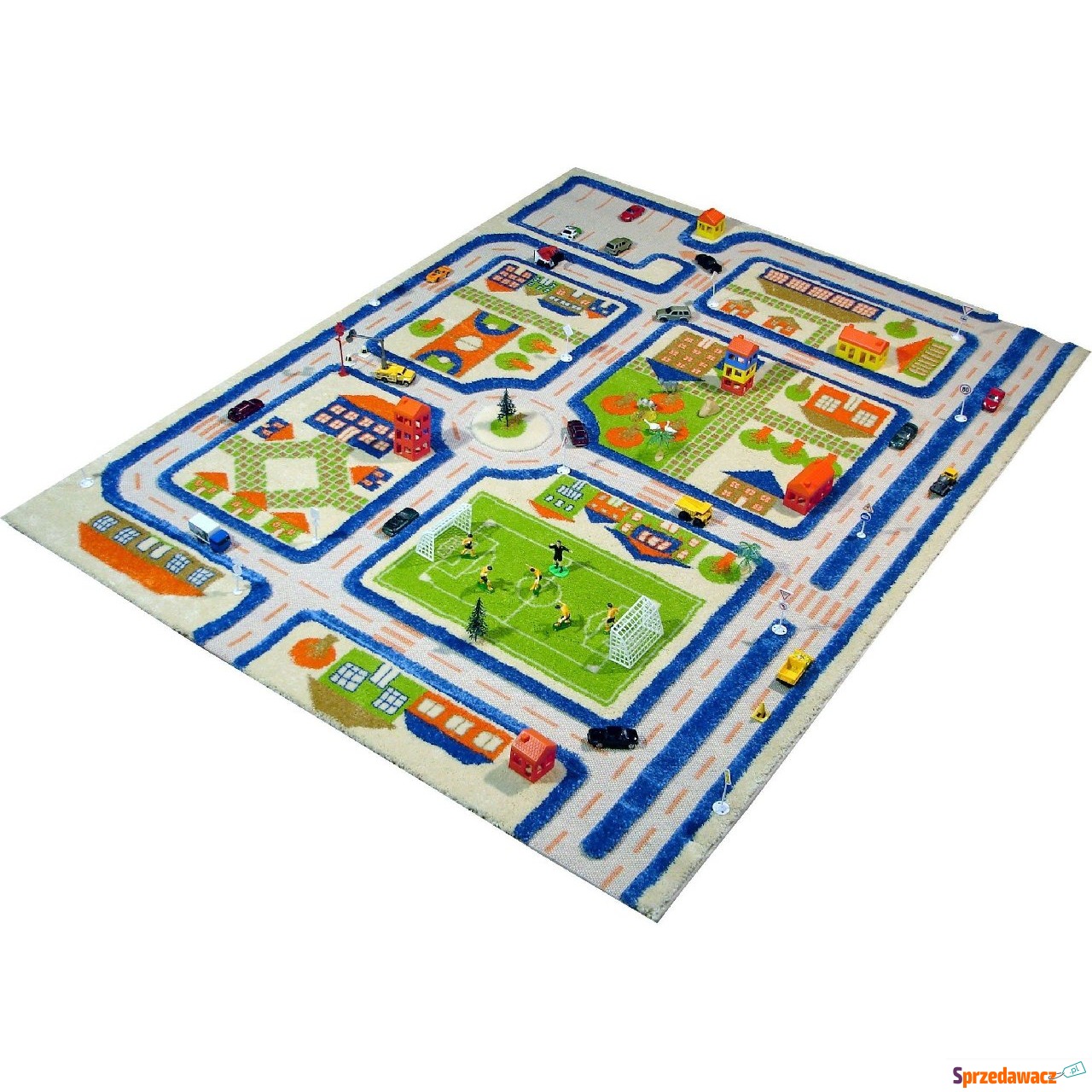 Dywan Miasto Zabaw 3D 134 x 180...