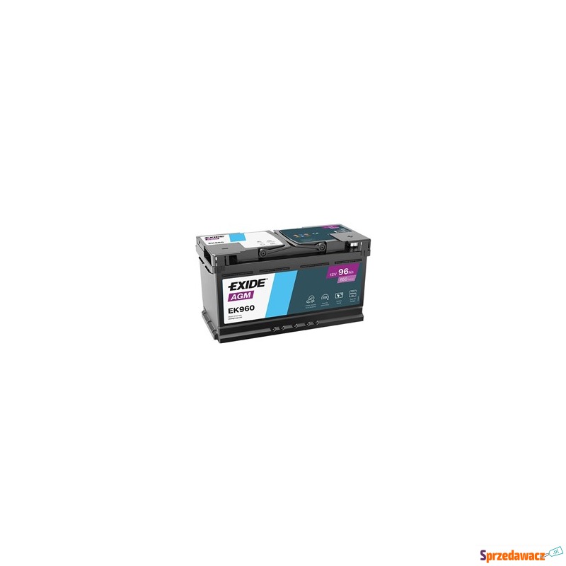Exide EK960 96AH 850A AGM P+