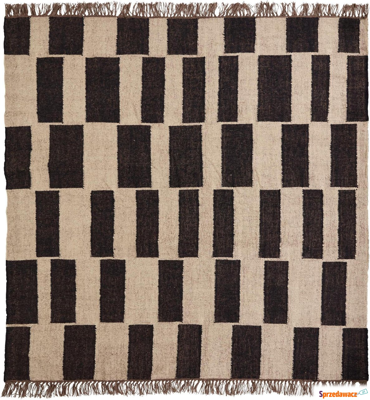 Dywan Graph 180 x 180 cm naturalny